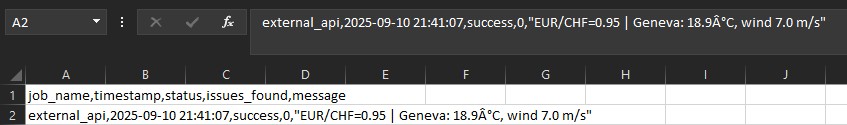 job_runs.csv après l'appel d'API (ligne external_api)
